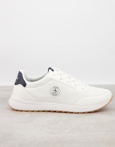 Белые кроссовки в стиле ретро Original Penguin-Белый