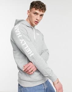 Худи серого цвета Helly Hansen Active-Серый