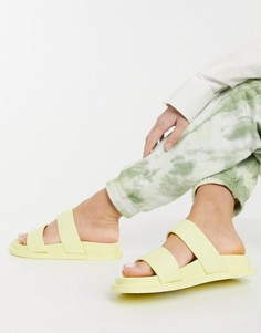 Желтые сандалии из гибкого пластика ASOS DESIGN Friday-Желтый