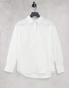 Белая классическая поплиновая рубашка Y.A.S-Белый