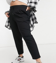 Черные джоггеры узкого кроя Vero Moda Curve-Черный цвет