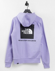 Худи сиреневого цвета с рукавами реглан The North Face-Сиреневый