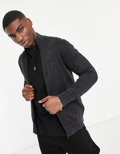 Базовый джемпер на молнии Calvin Klein Jeans-Черный цвет