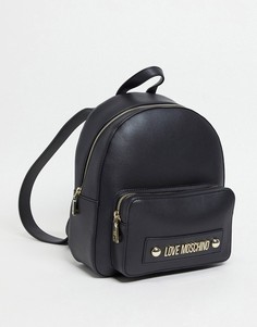 Черный рюкзак Love Moschino-Черный цвет