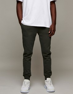 Джоггеры цвета темного хаки от комплекта Topman-Зеленый цвет