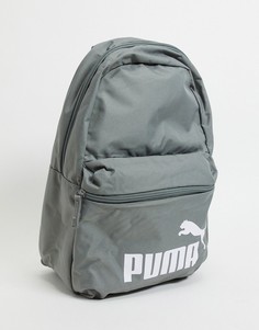 Серый рюкзак с логотипом Puma Phase