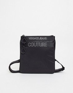 Черная сумка с логотипом Versace Jeans Couture-Черный цвет