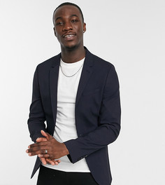 Темно-синий пиджак скинни ASOS DESIGN Tall