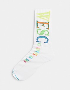 Носки с надписью "Guilty Pleasures" WESC varion-Белый