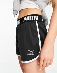 Черные шорты Puma-Черный
