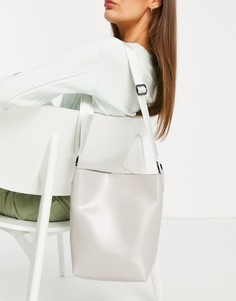 Серая небольшая сумка-мешок Claudia Canova-Серый