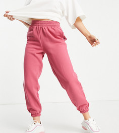 Розовые джоггеры с эффектом кислотной стирки от комплекта New Look petite-Розовый цвет