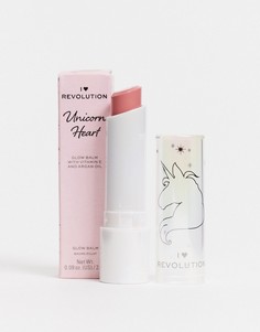 Бальзам для губ I Heart Revolution Unicorn Heart Glow Balm – Story-Розовый цвет