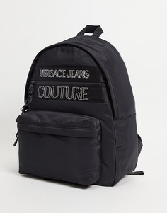 Черный рюкзак с логотипом Versace Jeans Couture-Черный цвет