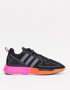 Черные кроссовки adidas Originals ZX 2K Flux-Серый