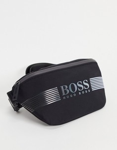 Синяя сумка-кошелек на пояс BOSS Pixel-Голубой