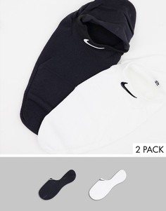 Набор из 2 пар черных коротких носков Nike Training-Многоцветный