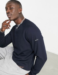 Черный свитшот с круглым вырезом Scotch & Soda-Черный цвет
