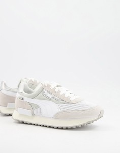 Серые кроссовки с металлической отделкой Puma Future Rider-Серый