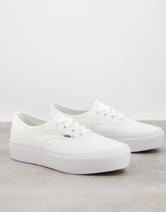 Белые кеды на платформе Vans Authentic 2.0-Белый