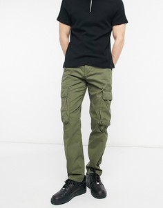 Черные брюки-карго в стиле милитари French Connection-Зеленый цвет