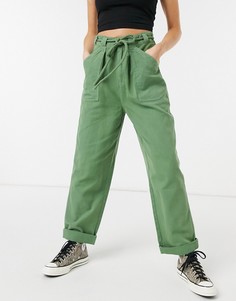 Прямые брюки с отворотами Free People Lights Down-Многоцветный