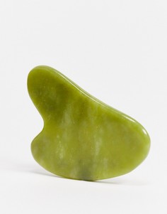 Нефритовый массажер для лица Zoe Ayla gua sha-Зеленый