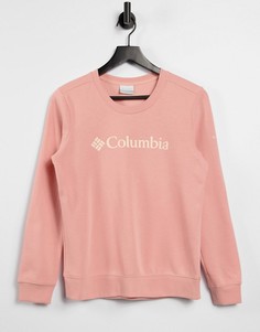 Розовый свитшот с логотипом Columbia-Розовый цвет