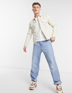 Светлая джинсовая куртка New Look-Белый