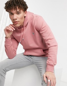 Пыльно-розовый худи с логотипом Original Penguin-Розовый цвет