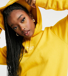 Желтый худи в стиле бойфренда с логотипом Reebok – эксклюзивно для ASOS