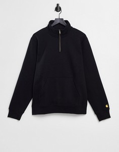 Черный свитшот с короткой молнией Carhartt WIP Chase-Черный цвет