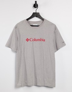 Серая базовая футболка с логотипом Columbia CSC-Серый