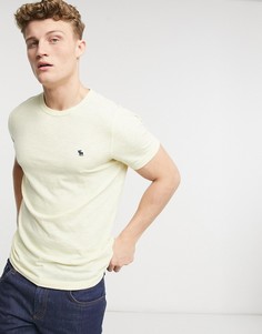 Желтая футболка с логотипом Abercrombie & Fitch-Желтый