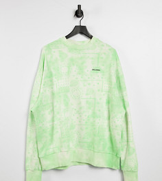 Oversized-свитшот с платочным принтом тай-дай COLLUSION Unisex-Многоцветный