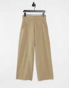 Бежевые широкие брюки от комплекта JDY-Нейтральный