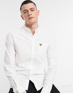 Белая оксфордская рубашка Lyle & Scott-Белый
