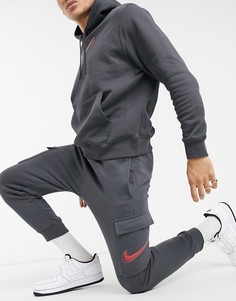 Темно-серые джоггеры карго Nike Court-Серый