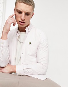 Легкая оксфордская рубашка классического кроя Lyle & Scott-Фиолетовый цвет