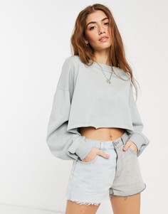 Oversized-футболка шалфейного цвета ASOS DESIGN-Зеленый цвет
