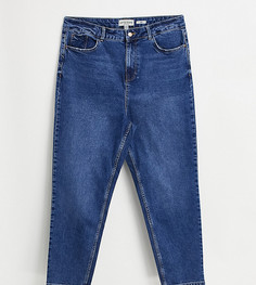 Синие джинсы в винтажном стиле New Look Curve-Голубой