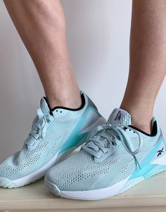 Голубые кроссовки Reebok Training Nano X1-Голубой