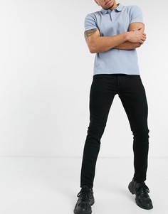 Черные супероблегающие джинсы Abercrombie & Fitch-Черный цвет