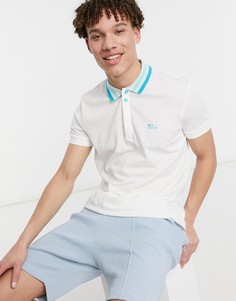 Футболка-поло BOSS Athleisure paddy 1-Белый