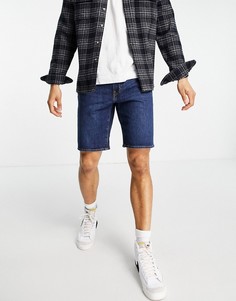 Темные выбеленные джинсовые шорты стандартного кроя в оттенке "dance floor dark wash" Levis 405-Голубой Levis®