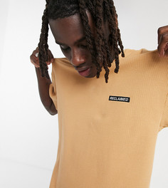 Оранжевая футболка с вафельной текстурой Reclaimed Vintage Inspired-Зеленый цвет