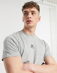 Серая футболка с логотипом Helly Hansen YU20-Серый