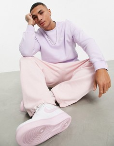 Пыльно-фиолетовый свитшот с круглым вырезом Nike Club-Фиолетовый цвет