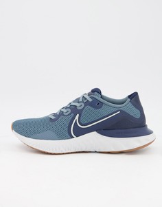 Синие кроссовки Nike Running Renew Run-Голубой