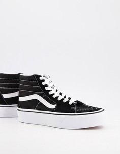 Черные кроссовки на платформе Vans Sk8-HI Platforms 2.0-Черный цвет